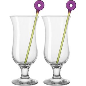 Leonardo Hurrican Bar Cocktailglas - set van 2 incl. Roerstaven