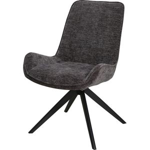 SET DEAL: 4 stuks Eetkamerstoel draaibaar Marloes zwart