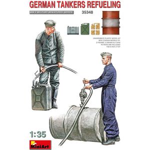 1:35 MiniArt 35348 German Tankers Refueling Plastic Modelbouwpakket