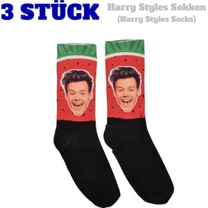 Harry Styles Sokken Set van 3 stuks, Harry Styles Merch Gifts, Harry Styles Fan Gift Ideas, Unisex Trendy Sokken , Maat :37-43