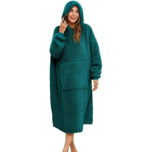 Hoodiedeken, Sherpa Extra Grote Fleecehoodie, / ochtendjas, Comfort Badjas voor dames en heren, wollig, Winter deken - Fleece dekentje - Hoodie Blanket