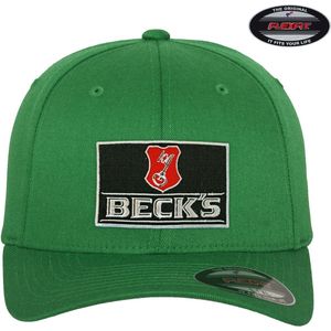 Beck's Beer Patch Flexfit Cap Green-S/M