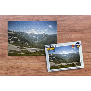 Puzzel Sneeuw op de bergen van het Nationaal park Hohe Tauern in Oostenrijk - Legpuzzel - Puzzel 500 stukjes