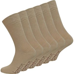 6 paar Bamboe sokken - Naadloos - Zachte sokken - Beige - Maat 39-42