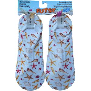 Futsy - Shells - Antislip - Maat 33/35 - Zwemsloffen - Voor kind - Zwemschoenen - Zwembad - Cadeau - kado - Sinterklaas cadeau - Meisjes - Jongens