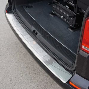Achterbumper Bescherming Lijst Beschermer Geschikt voor Volkswagen Transporter T6 T6.1 Chrome RVS Geborsteld Achterklep Bumper Bumperbescherming