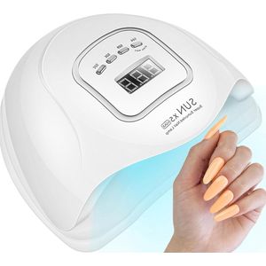 UV LED Lamp 80 W Nail Dryer with LCD Display - Fingernails Curing Tool Light Machine for Home and Nail Studio - Suitable for All Gel