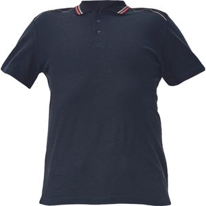Knoxfield polo-shirt antraciet/rood M
