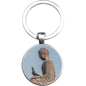 Sleutelhanger Glas - Buddha