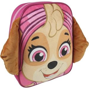 Roze Paw Patrol rugtas/rugzak Skye 23 x 28 cm voor meisjes - Schooltas/gymtasvoor kinderen