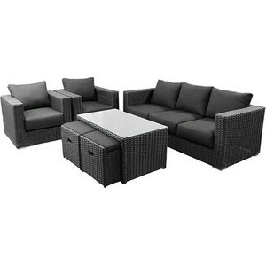 Your Own Living Houston Sofa Loungeset - Zwart