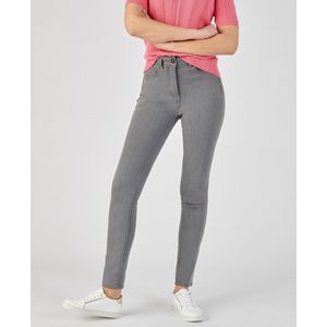 Damart - Jeans slim fit met hoge taille Perfect Fit by Damart - Dames - Grijs - 50