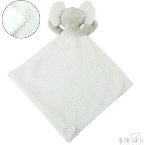 Soft Touch Knuffeldoekje Elephant 30 Cm Polyester Wit