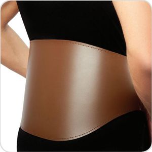Orthese Lumbosarcale - Weightlifting belt - Sport Powerlift Riem -Trainingsriem - Rugbrace - Buikband - 100% leer  - maat M