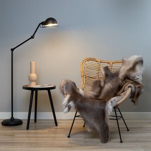 WOOOL® Rendierhuid - Lapland Dark Melange XXXL (140-160cm) 100% Echt - Vloerkleed - ECO+