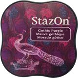 Stempelkussen midi gothic purple - Stazon Tsukineko