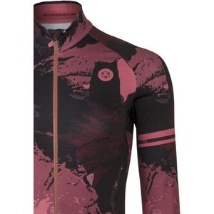 AGU Flower Fietsshirt Lange Mouwen Performance Dames - Heartless Pink - XXL