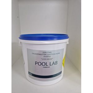 Pool Lab Tabs 25x200gr - Chloortabletten Zwembad- 5kg