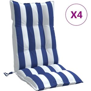 vidaXL-Stoelkussens-4-st-hoge-rug-gestreept-oxford-stof-wit-en-blauw