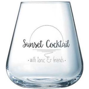 Luminarc longdrinkglas Sunset 55 cl Set van 4st