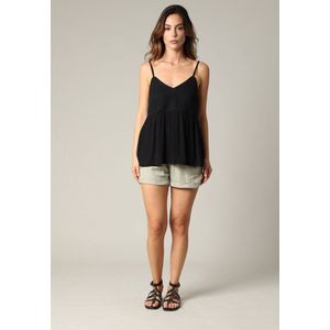 DEELUXE Gesmokte tanktop van viscose-crêpe XL