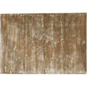 PTMD Flavia Rechthoekig Tapijt - 160 x 230 x 1 cm - Viscose - Bruin