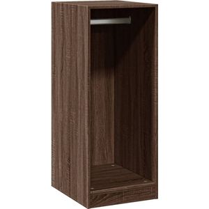 vidaXL Kledingkast - 48x41x102 cm - Bruin Eikenhout Kledingrek - Houten Kledingrek - Kast - Garderobe - Bergruimte