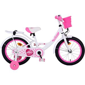 Volare Ashley Kinderfiets - Meisjes - 16 inch - Wit