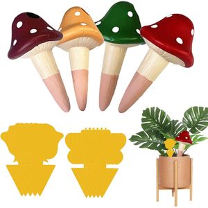 Automatische plantenirrigatie met paddenstoelen gieters en tuinaccessoires