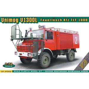 1:72 ACE 72452 Unimog U 1300L Feuerlösch Kfz TLF 1000 Plastic Modelbouwpakket