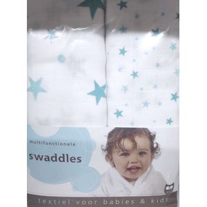 Briljant Baby Hydrofiele Doek - Wikkeldoek -Inbakerdoek - Swaddle (2 STUKS)
