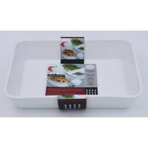 YILTEX – Ovenschaal – Ovenschotel - Rechthoekig – Porselein – Wit – 29x20cm