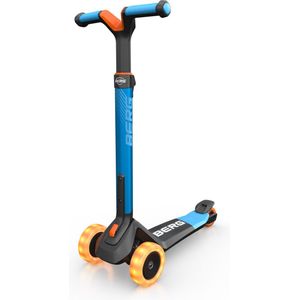 BERG Nexo Step - Kinderstep - Opvouwbaar - In hoogte verstelbaar - Incl. LED wielen - 2 tot 12 jaar - Blauw