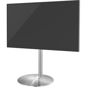 Cavus Sphere L 100cm Design Tv Vloerstandaard - RVS Tv meubel geschikt voor 32-65 inch tot 30 kg - VESA 300x300 200x200