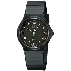 CASIO - MQ-24-1BLLGF - Casio Collection - horloge - Vrouwen - Zwart - Kunststof Ã˜ 34 mm