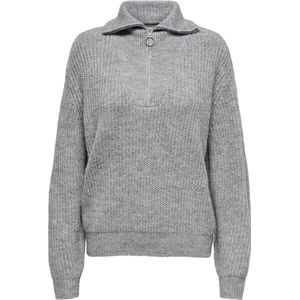 Only Baker Half-Zip Knit Sweater Dames - Maat S