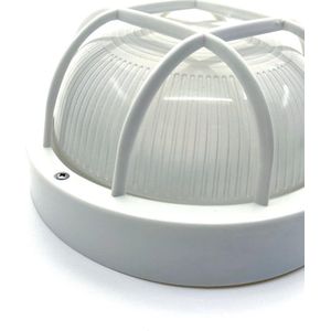 PRIMALUME Bulleye - Stallamp - Ø 185 mm - Warmwit licht 4000 K - 2 watt - 140 lumen - Spatwaterdicht - IP54 - Wit