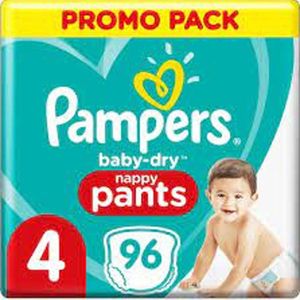 Pampers Baby Dry Pants Maat 4 - 96 Luierbroekjes Voordeelverpakking