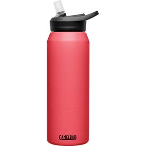 CamelBak Eddy+ Vacuum Stainless Insulated - Isolatie drinkfles - 1 L - Rood (Wild Strawberry)