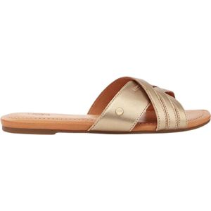 UGG Kenleigh Slide Dames Sandalen - Gold Metallic - Maat 37