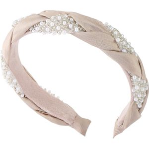 Emilie collection - haarband - parels - steentjes - chique - blush roze
