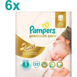Luiers Pampers Premium Care Baby - Maat 1 - 132 Luiers - Voordeelverpakking