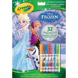 Crayola Disney Frozen Color & Activity Book 32 kleur- en activiteitplaten incl. 7 stiften