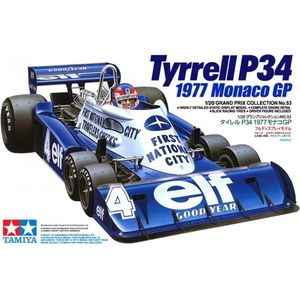 Tamiya 300020053 Tyrrell P34 Six Wheeler Monaco GP77 Auto (bouwpakket) 1:20