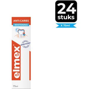 Elmex Tandpasta anti cariës whitening - 75ml - Voordeelverpakking 24 stuks