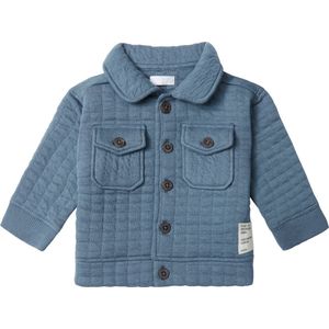 Noppies Boys Cardigan Bladenboro long sleeve Jongens Vest - Blue Mirage - Maat 80