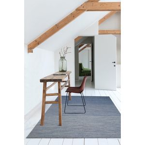 LIGNE PURE Rise – Vloerkleed – Tapijt – handgeweven – wol – eco – modern – Blauw - 200x300