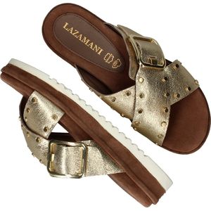 Lazamani Slippers - Dames - Goud