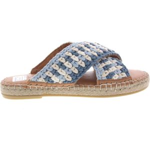 Dames Slippers Dwrs Casablanca Blue Blauw - Maat 37