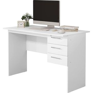 Bureau - Werkstation - Computertafel - Voldoende opbergruimte - Duurzame constructie - Waterbestendig - 120 cm x 75 cm x 59 cm